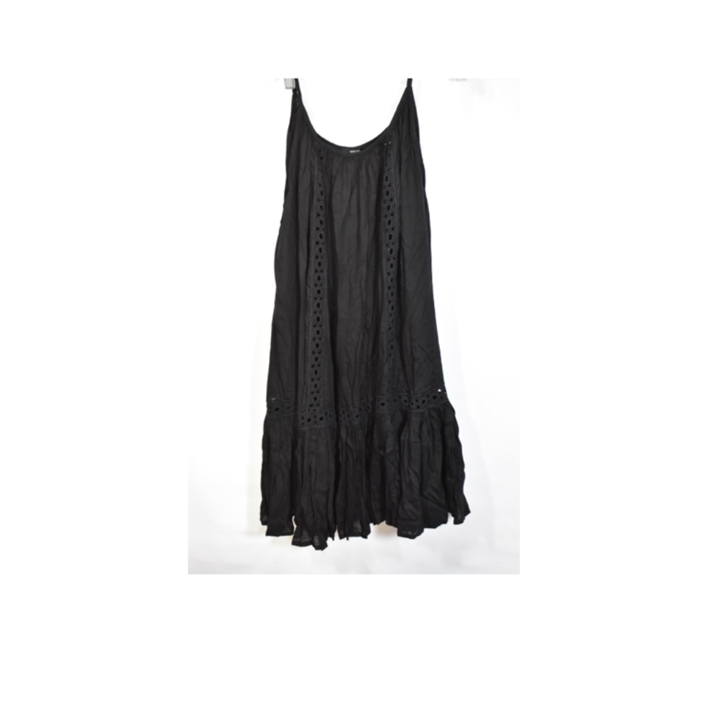 Raviya Black Crochet Inlet Cover-Up OX